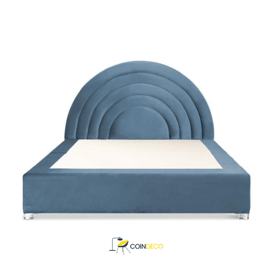 سرير نصف قوس فاخر – تصميم عصري يضفي أناقة على غرفتك