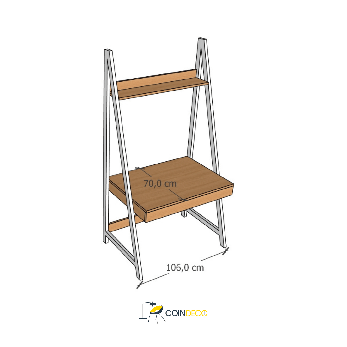 مكتب صغير للمساحات الضيقة – تصميم عصري