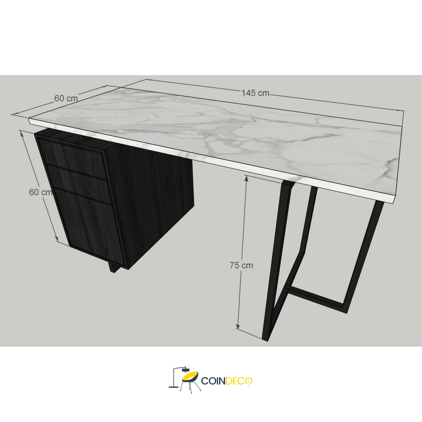 MarbleTouch – مكتب رخامي أنيق