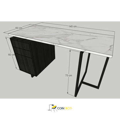 MarbleTouch – مكتب رخامي أنيق