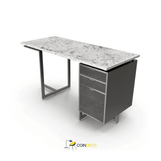 MarbleTouch – مكتب رخامي أنيق