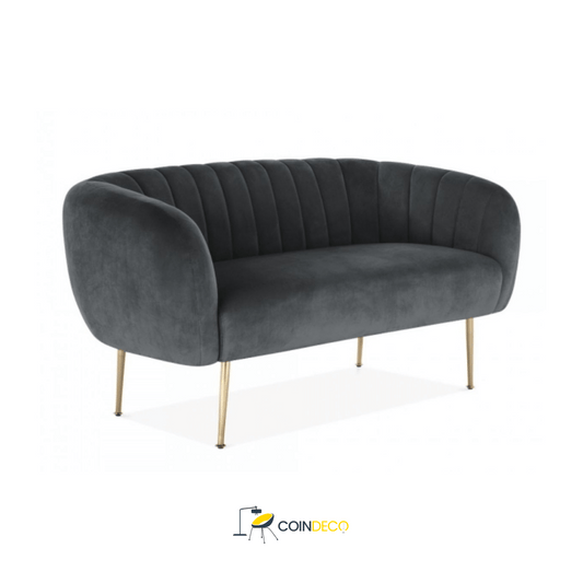 كنبة المخملية الأنيقة – لمسة فخامة في كل زاوية  “LUXE COIN”